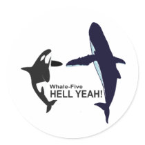 Whale-Five. Stickers