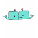 Whale Kisses t-shirts