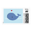 Whale love postage