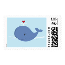 Whale love postage by fantasian_angel Whale love postage