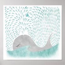 Whale Love Print