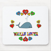 Whale Lover Mousepads