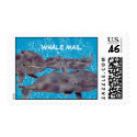 Whale Mail Personalized Postage Stamps