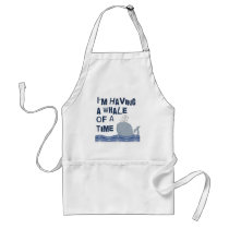 Whale of a Time aprons by CuteArt Whale of a Time aprons