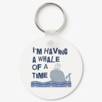 Whale of a Time keychains by CuteArt Whale of a Time keychains