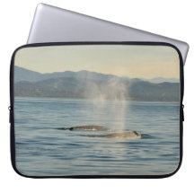 Whale Pair Laptop Computer Sleeve
