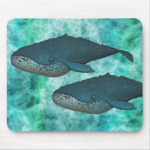 WHALE PAIR Mousepad