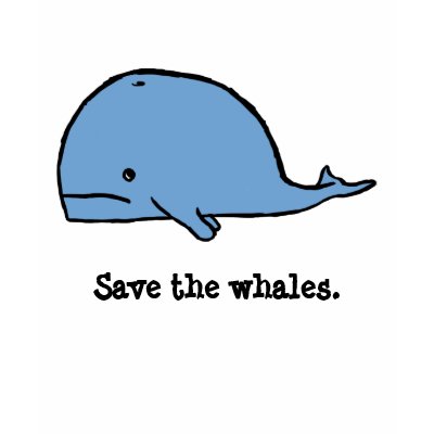 whale, Save the whales. T-shirts by Turtalia