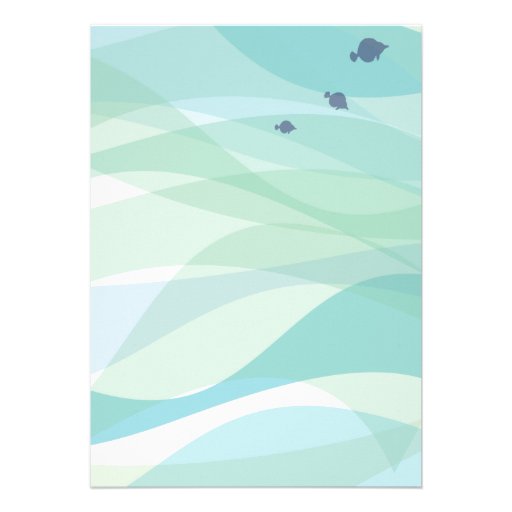 Whale & Sea Life Bat Bar Mitzvah Invitation