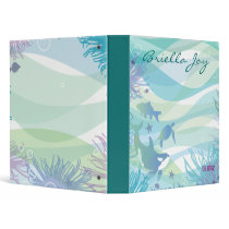 Whale & Sea Life Bat Bar Mitzvah Sign-In Book Binders