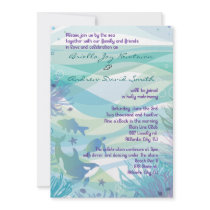 Whale & Sea Life Wedding Invitation
