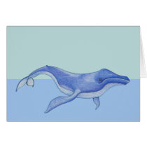 Whale solo Card cards