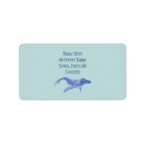 Whale solo Label labels