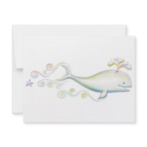 Whale Song invitations