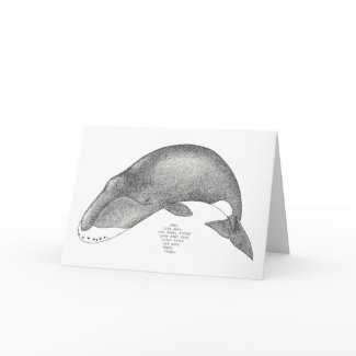 whale songs greeting cards