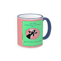 Whale Spyhopping Easter Mug