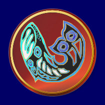 Whale Symbol Magnet