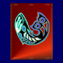 Whale Symbol Poster posters