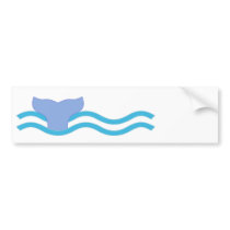 Whale Tail bumper stickers by KoalaFuzz Whale Tail bumper stickers