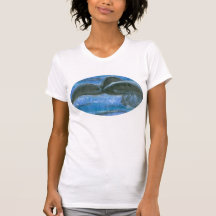 Whale tail splash - casual tank top