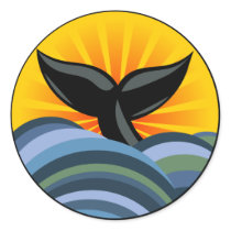 Whale Tail Stickers