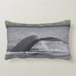 Whale Tail Throw Pillow