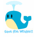 Whale Text Shirt by Kozanimals Whale Text Shirt