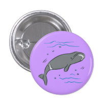 Whale Whales Marine Mammals Cetacea Ocean Art Pin