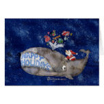 Whale Wishes Christmas Happy Holidays Card