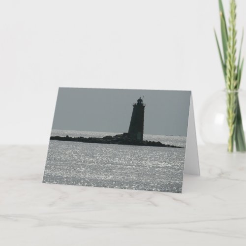 Whaleback Lighthouse Card card