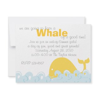 Whaleness invitation