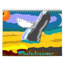 Whales A Dreamin Wall Calendar