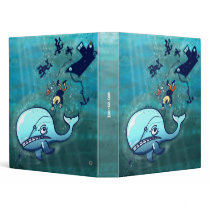 Whales are Furious! Vinyl Binders