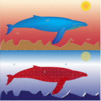 Whales Photo Sculpture