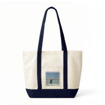 Whale's Tail Canvas Tote Bag