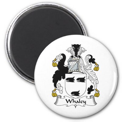 Whaley Family Crest Refrigerator Magnets by coatsofarms