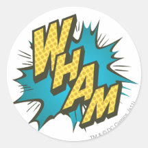 WHAM 2 ROUND STICKERS