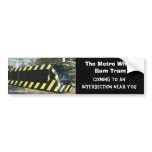 Wham Bam Tram Bumper Sticker