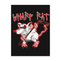 Wharf Rat Cartoon Mascot Post Card