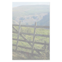 Wharfe Dale gateway, Yorkshire, England Customized Stationery