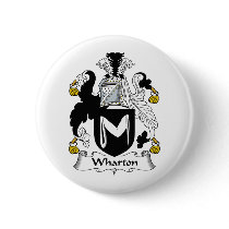Wharton Family Crest buttons