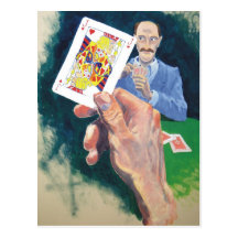 What a dirty trick postcards