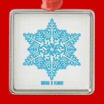 What A Flake ornaments