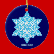 What A Flake ornaments