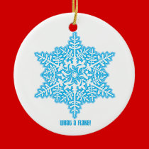 What A Flake ornaments