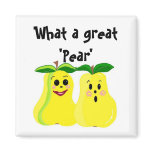 What a great 'Pear' Refrigerator Magnets