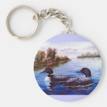 What A Pair Loon Keychain