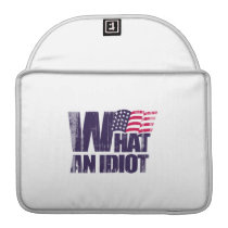 What an idiot Faded.png Macbook Pro Sleeve