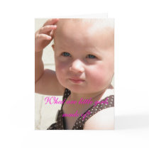 What are little girls made of? cards
