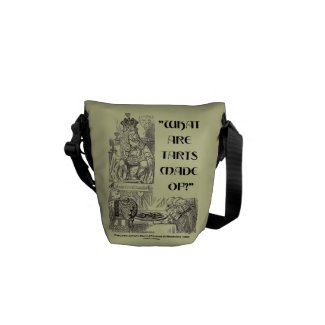 What Are Tarts Made Of? King Of Hearts Wonderland Courier Bag